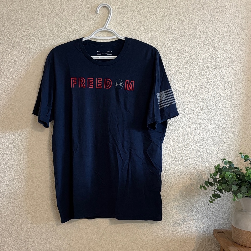 Under Armour Men's Dark Blue Freedom Tee
